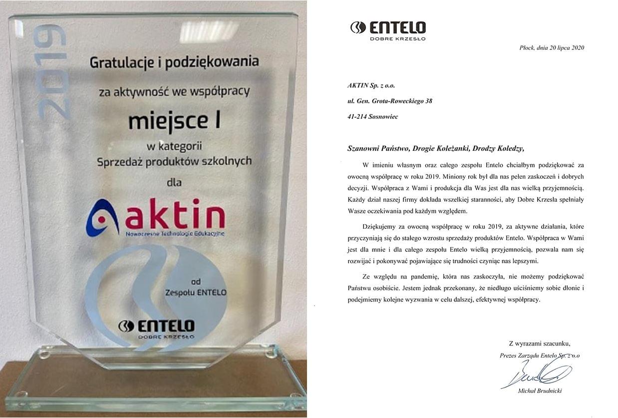 I miejsce w kategorii Sprzedaż produktów szkolnych