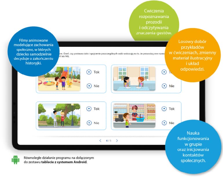 SPEKTRUM AUTYZMU PRO poziom 1 + tablet 5 SPEKTRUM AUTYZMU PRO poziom 1 + tablet -